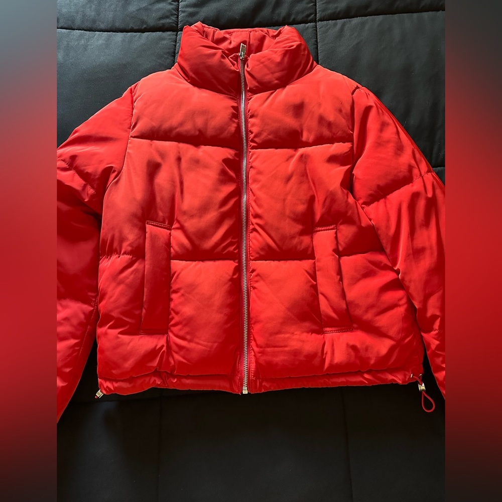 Red Puffer Coat